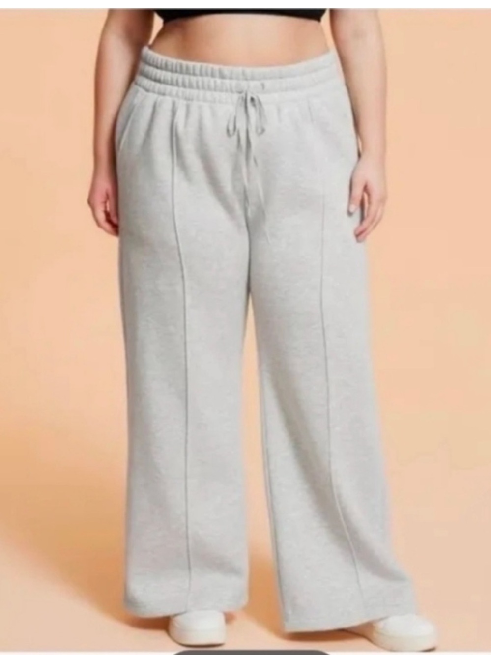 Blogilates Women’s Travel Trouser Sweatpants - Gray Size 1X NWT